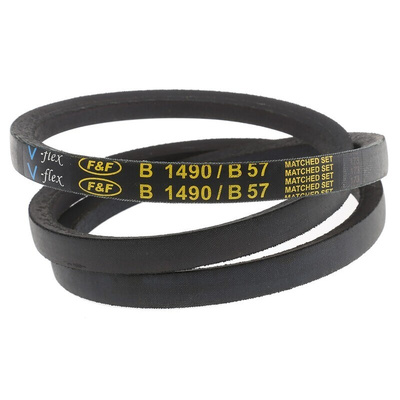 RS PRO Drive Belt, belt section B, 1450mm Length