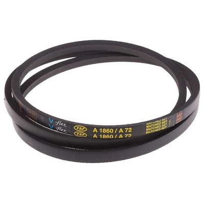 RS PRO Drive Belt, belt section A, 1820mm Length