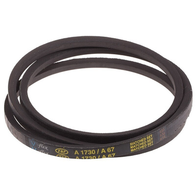 RS PRO Drive Belt, belt section A, 1700mm Length