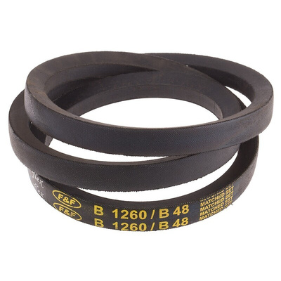 RS PRO Drive Belt, belt section B, 1210mm Length