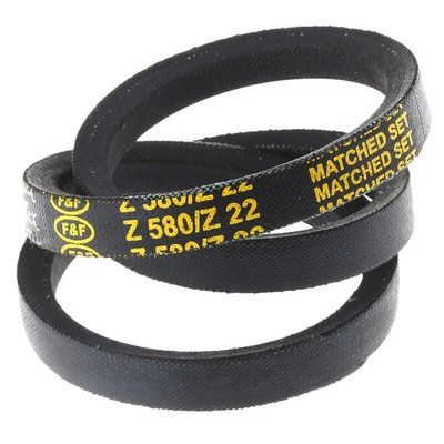 RS PRO Drive Belt, belt section Z, 560mm Length