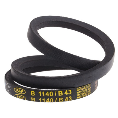 RS PRO Drive Belt, belt section B, 1090mm Length