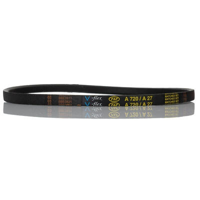 RS PRO Drive Belt, belt section A, 686mm Length