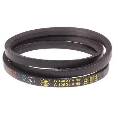 RS PRO Drive Belt, belt section A, 1280mm Length