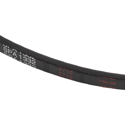 RS PRO Drive Belt, belt section SPA, 1332mm Length