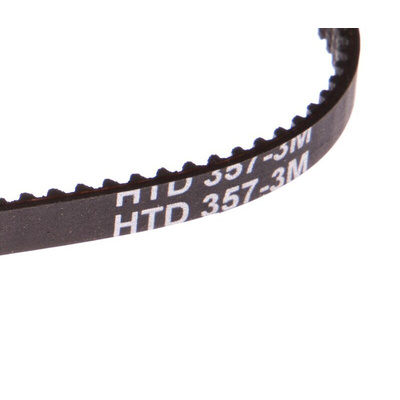 Contitech HTD 357-3M-06 Timing Belt, 119 Teeth, 357mm Length, 6mm Width