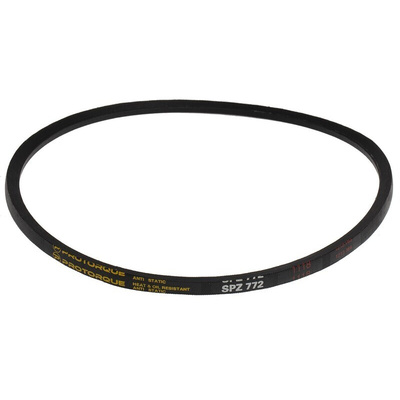 RS PRO Drive Belt, belt section SPZ, 772mm Length
