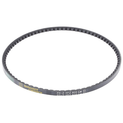 Contitech Drive Belt, belt section XPZ, 800mm Length