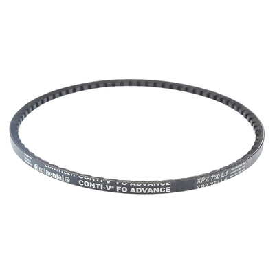 Contitech Drive Belt, belt section XPZ, 750mm Length