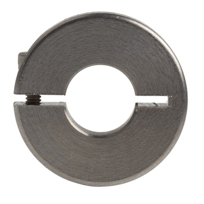 Ruland Shaft Collar One Piece Clamp Screw, Bore 8mm, OD 20mm, W 5.5mm, Stainless Steel