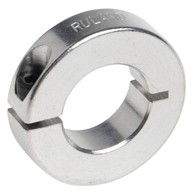Ruland Shaft Collar One Piece Clamp Screw, Bore 16mm, OD 30mm, W 8mm, Aluminium