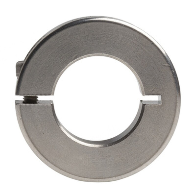 Ruland Shaft Collar One Piece Clamp Screw, Bore 16mm, OD 30mm, W 8mm, Stainless Steel