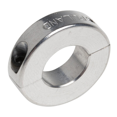 Ruland Shaft Collar Two Piece Clamp Screw, Bore 10mm, OD 20mm, W 5.5mm, Aluminium