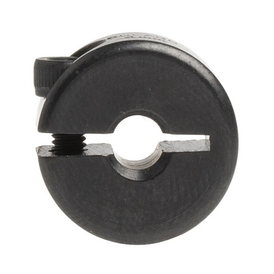 Ruland Shaft Collar One Piece Clamp Screw, Bore 4mm, OD 16mm, W 9mm, Carbon Steel