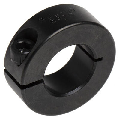 Ruland Shaft Collar One Piece Clamp Screw, Bore 22mm, OD 42mm, W 15mm, Carbon Steel