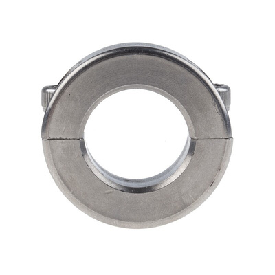 Ruland Shaft Collar Two Piece Clamp Screw, Bore 25mm, OD 45mm, W 15mm, 303 Stainless Steel