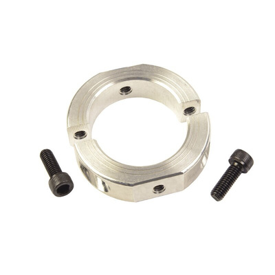 Ruland Shaft Collar Two Piece Clamp Screw, Bore 10mm, OD 24mm, W 9mm, Aluminium