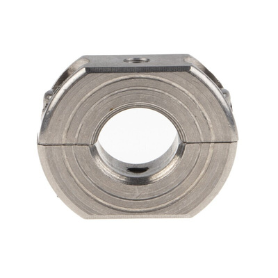 Ruland Shaft Collar Two Piece Clamp Screw, Bore 10mm, OD 24mm, W 9mm, Stainless Steel