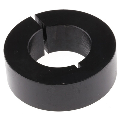 Huco Shaft Collar One Piece Clamp Screw, Bore 25mm, OD 45mm, W 15mm, Steel