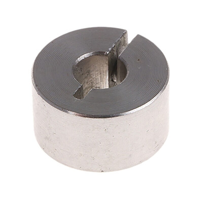 Huco Shaft Collar One Piece Clamp Screw, Bore 6mm, OD 16mm, W 9mm, Stainless Steel