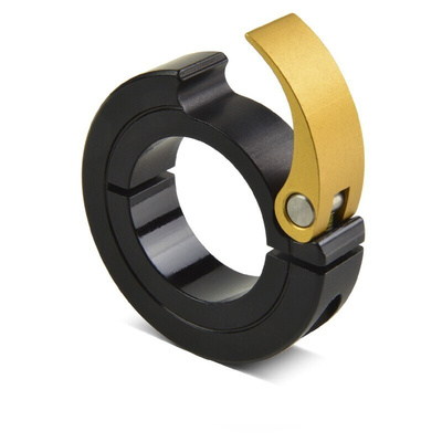 Ruland Shaft Collar One Piece Quick Clamp, Bore 16mm, OD 38mm, W 10mm, Aluminium