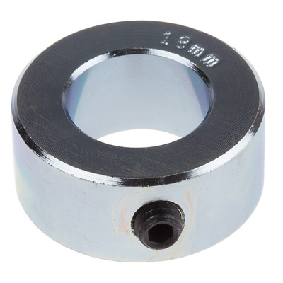 RS PRO Shaft Collar One Piece Set Screw, Bore 18mm, OD 32mm, W 14mm, Steel