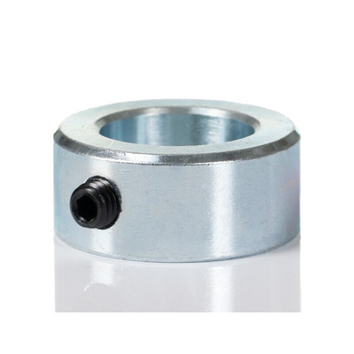 RS PRO Shaft Collar One Piece Set Screw, Bore 20mm, OD 32mm, W 14mm, Steel