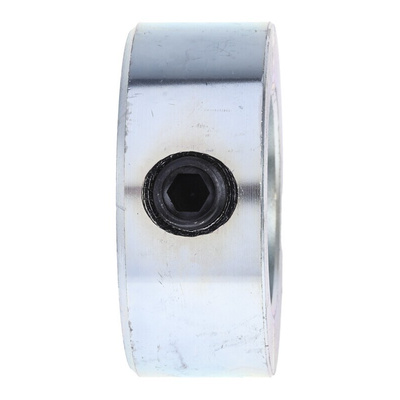 RS PRO Shaft Collar One Piece Set Screw, Bore 25mm, OD 40mm, W 16mm, Steel
