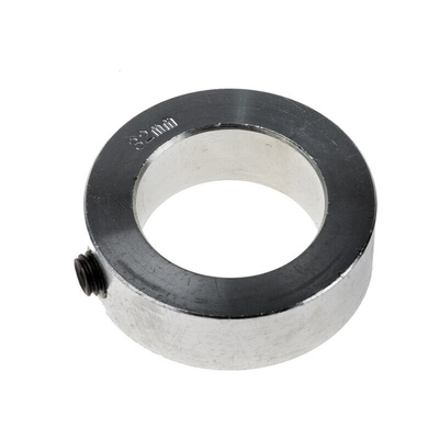 RS PRO Shaft Collar One Piece Set Screw, Bore 32mm, OD 50mm, W 16mm, Steel