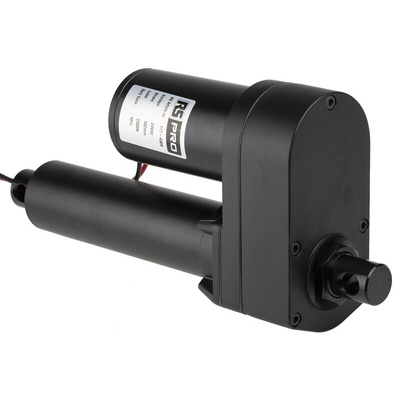 RS PRO Micro Linear Actuator, 102mm, 24V dc, 2500N, 67.1mm/s