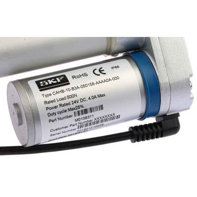 Ewellix Makers in Motion Micro Linear Actuator, 50mm, 24V dc, 500N, 16mm/s