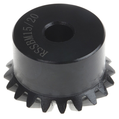 RS PRO Steel Mitre Gear, 8mm Bore, 20 Teeth, 1.5 Module