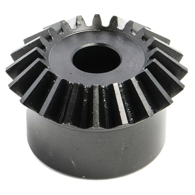 RS PRO Steel Mitre Gear, 14mm Bore, 20 Teeth, 2.5 Module