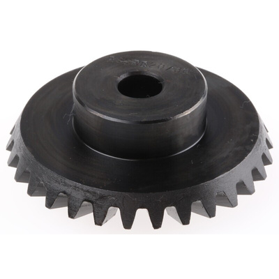 RS PRO Steel Bevel Gear, 10mm Bore, 30 Teeth, 2 Module