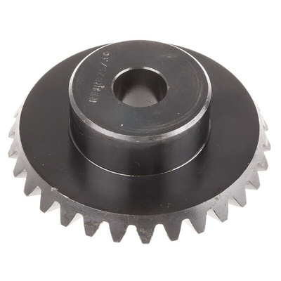 RS PRO Steel Bevel Gear, 16mm Bore, 30 Teeth, 2.5 Module