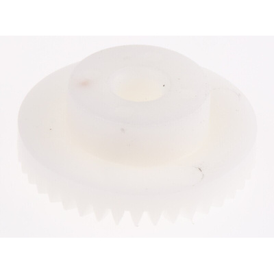 RS PRO POM Bevel Gear, 4mm Bore, 40 Teeth, 0.5 Module