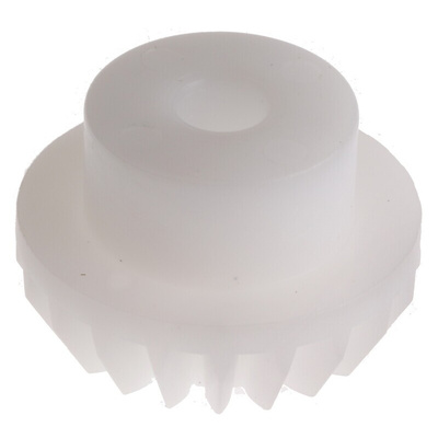 RS PRO POM Bevel Gear, 5mm Bore, 20 Teeth, 1 Module