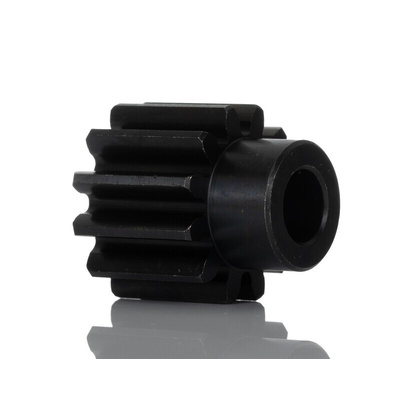 RS PRO Steel 12 Teeth Spur Gear, 2 Module, 10mm Bore Diam, 24mm Pitch Diam, 18mm Hub Diam