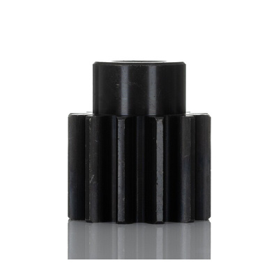 RS PRO Steel 12 Teeth Spur Gear, 2 Module, 10mm Bore Diam, 24mm Pitch Diam, 18mm Hub Diam