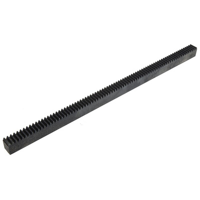 RS PRO 2 Steel Gear Rack, 500mm Long , 80 Teeth , 20mm Face Width