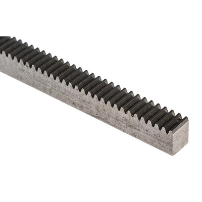 RS PRO 1 Stainless Steel Gear Rack, 500mm Long , 160 Teeth , 10mm Face Width