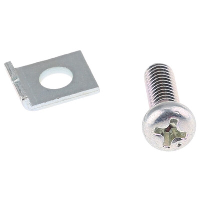RS PRO Aluminium Gear Rack Rail Fixing Kit, 10.2mm Long
