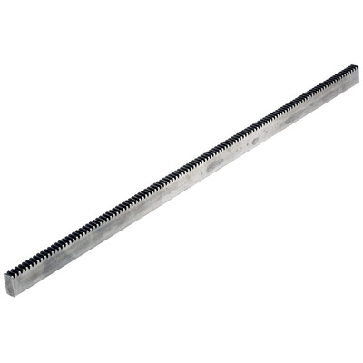 RS PRO 0.8 Steel Gear Rack, 300mm Long , 6mm Face Width