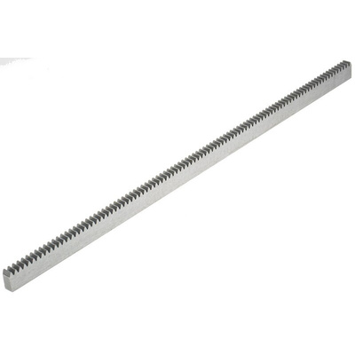 RS PRO 1 Steel Gear Rack, 300mm Long , 6mm Face Width