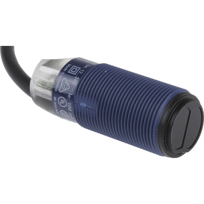 Telemecanique Sensors Retroreflective Photoelectric Sensor, Barrel Sensor, 4 m Detection Range