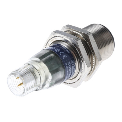 Telemecanique Sensors Retroreflective Photoelectric Sensor, Barrel Sensor, 4 m Detection Range