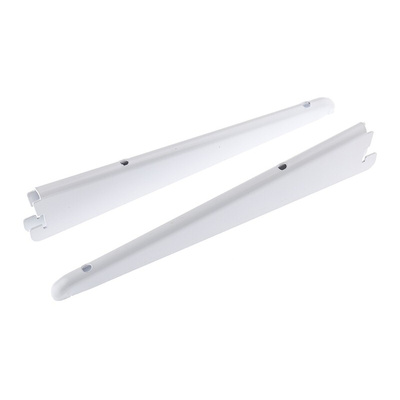 RS PRO Steel White Modular Shelving Wall Mount Bracket x 270mm