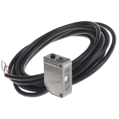 Omron Diffuse Photoelectric Sensor, Block Sensor, 12 mm Detection Range