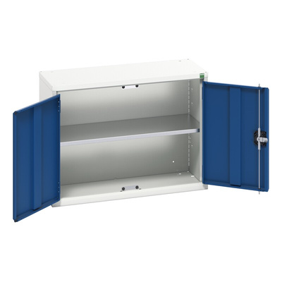 Bott 2 Door Steel  Lockable Cupboard, 800 x 350 x 600mm