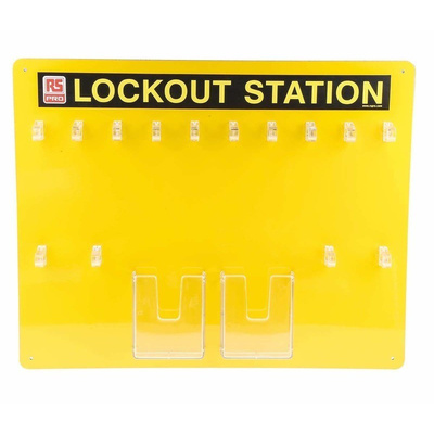 10 Padlock Lockout Station